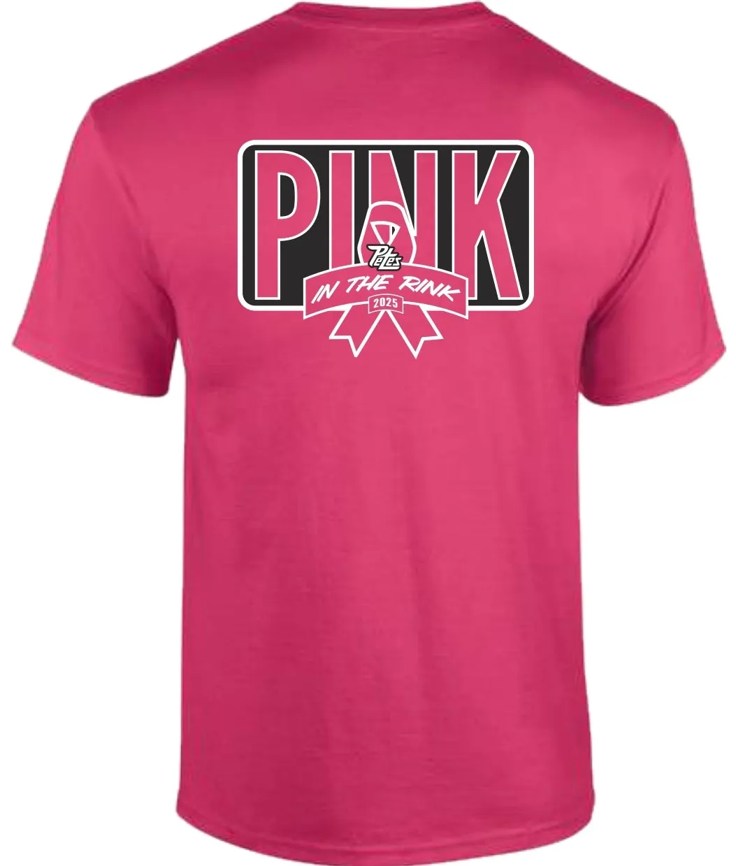 2025 Pink in the Rink t-shirt
