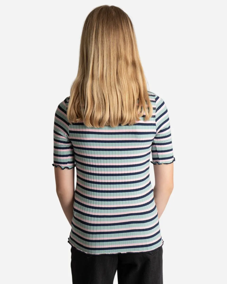 5x5 Stripe Tuviana - Aqua/Pink/Navy