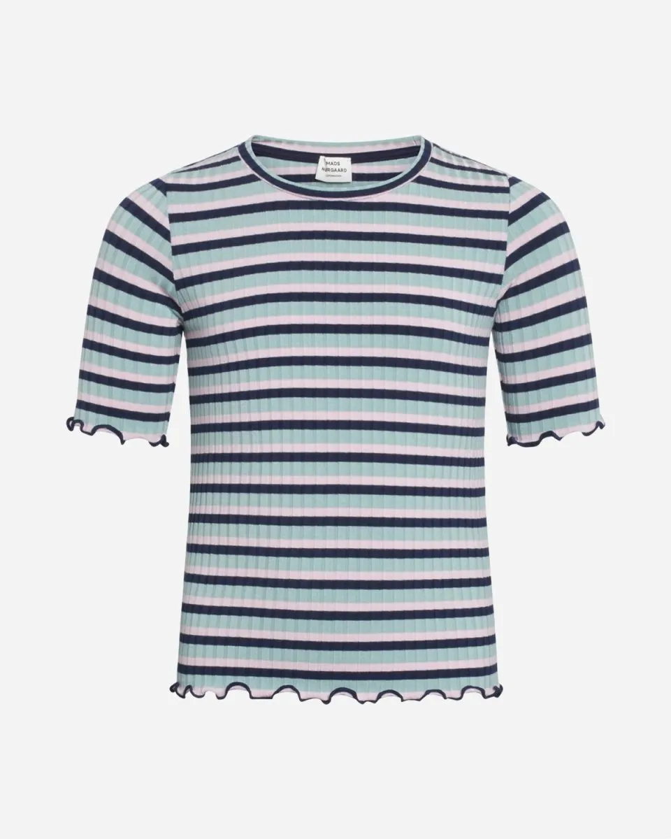 5x5 Stripe Tuviana - Aqua/Pink/Navy
