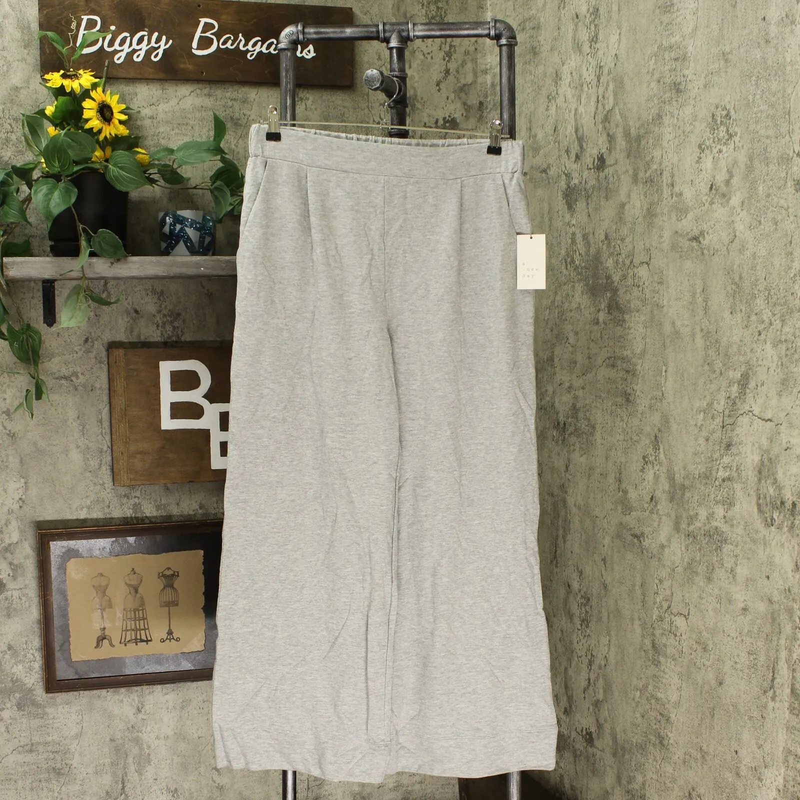 A New Day Women's French Terry Wide Leg Lounge Pants