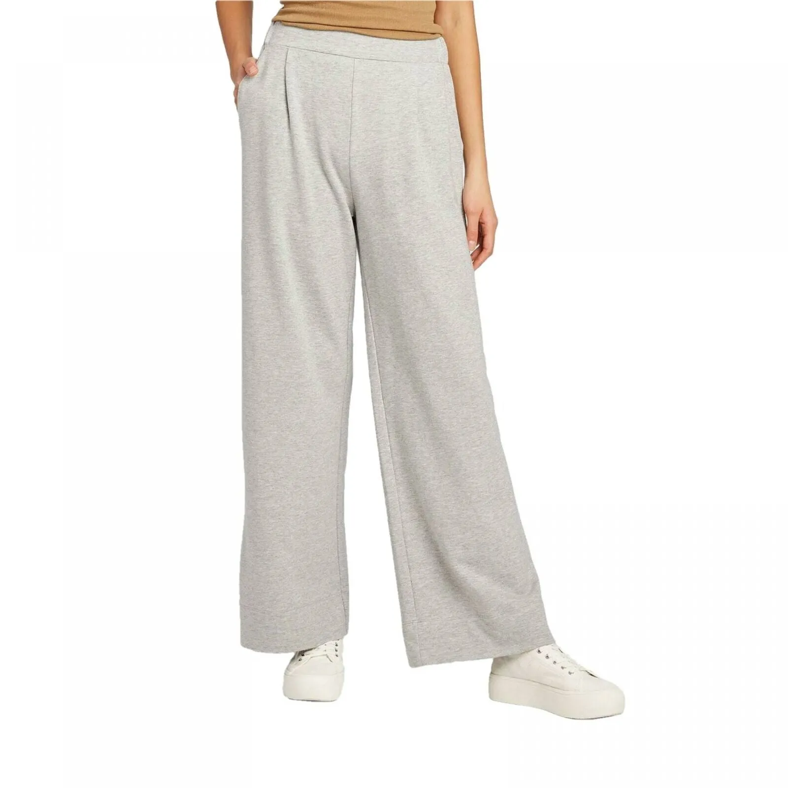 A New Day Women's French Terry Wide Leg Lounge Pants