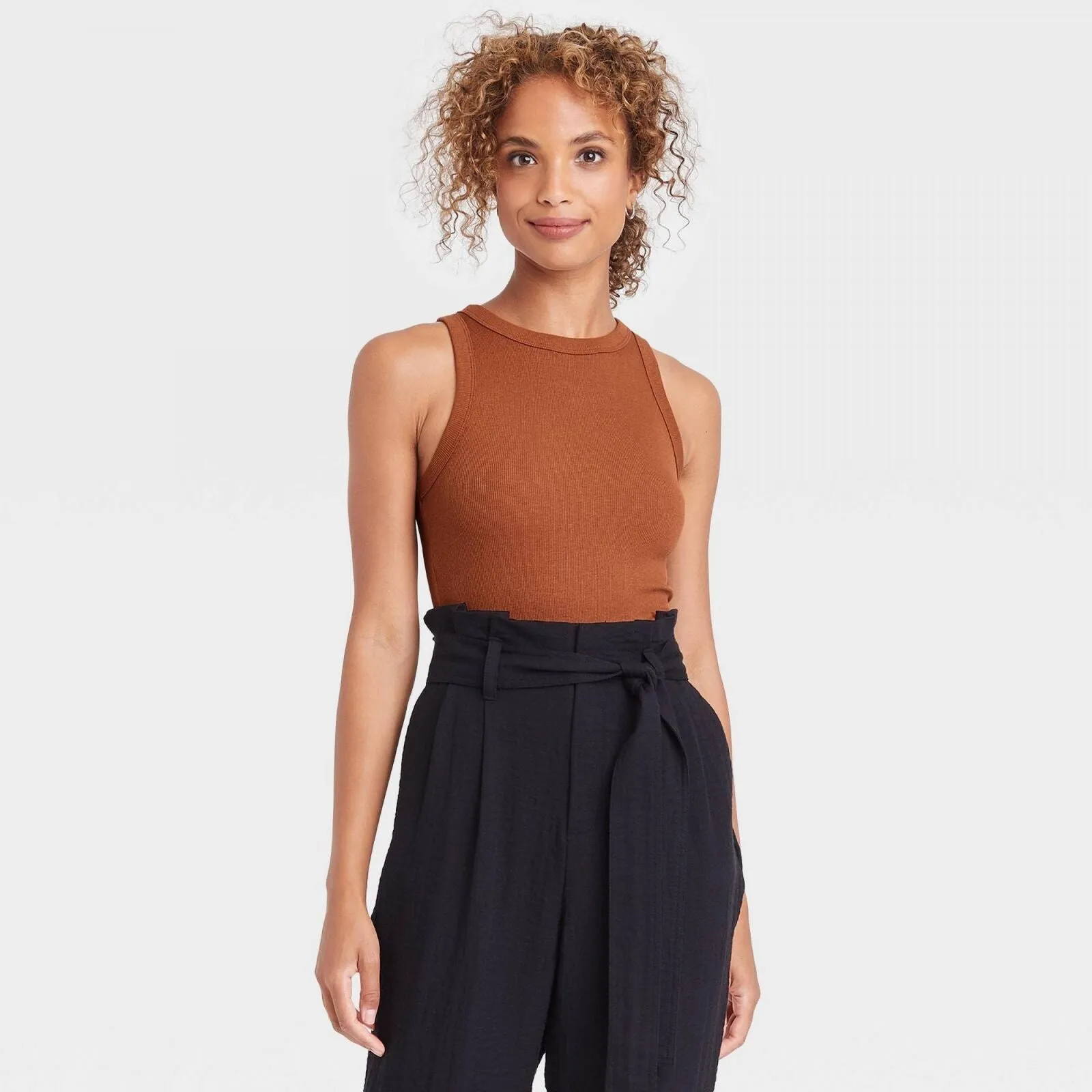 A New Day Women's Ribbed Tank Bodysuit