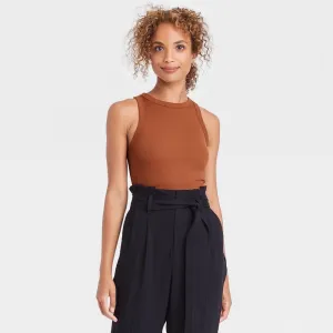 A New Day Women's Ribbed Tank Bodysuit