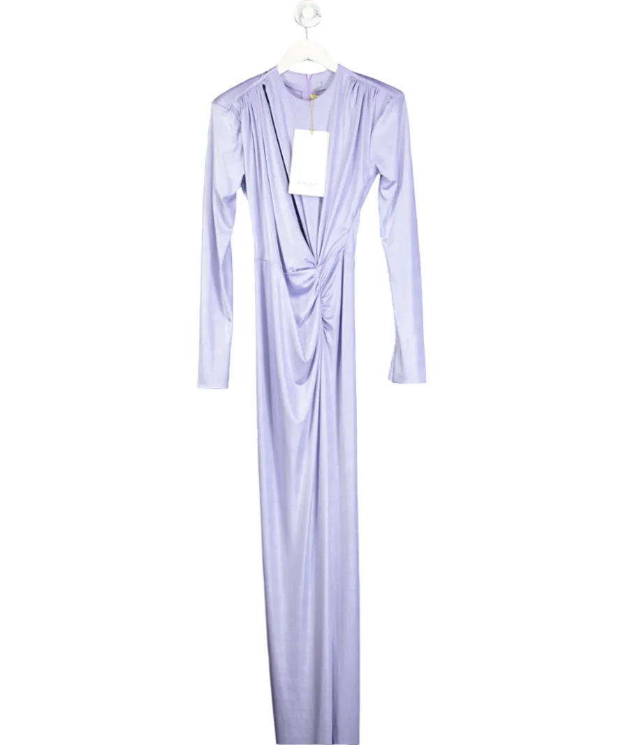 Aggi Purple Adriana Fragrant Maxi Dress UK S