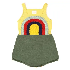 Ahoy Sunsuit Seaweed Green by Knit Planet *LAST PIECE 4 years*
