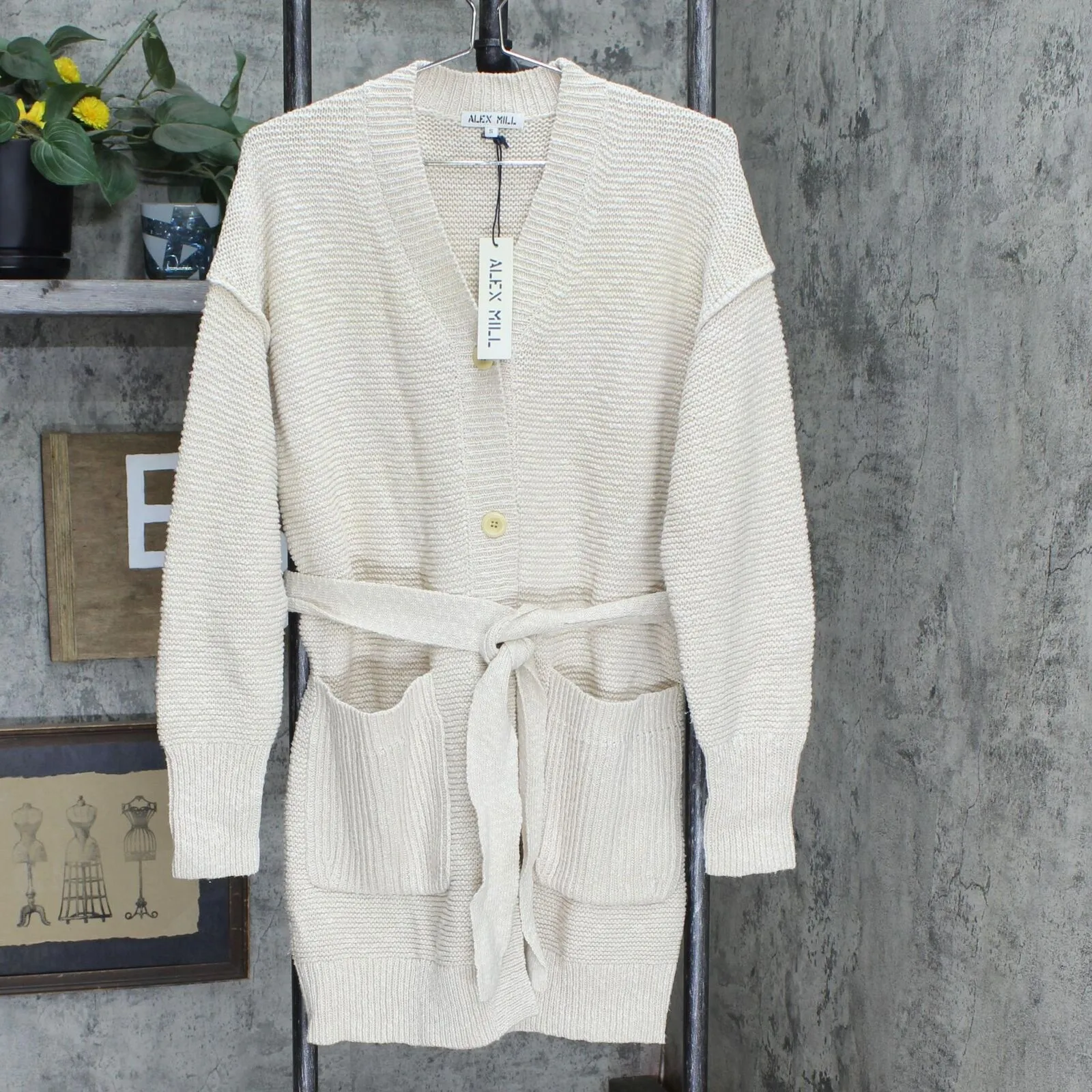 Alex Mill Women's Chunky Knit Longline Cardigan