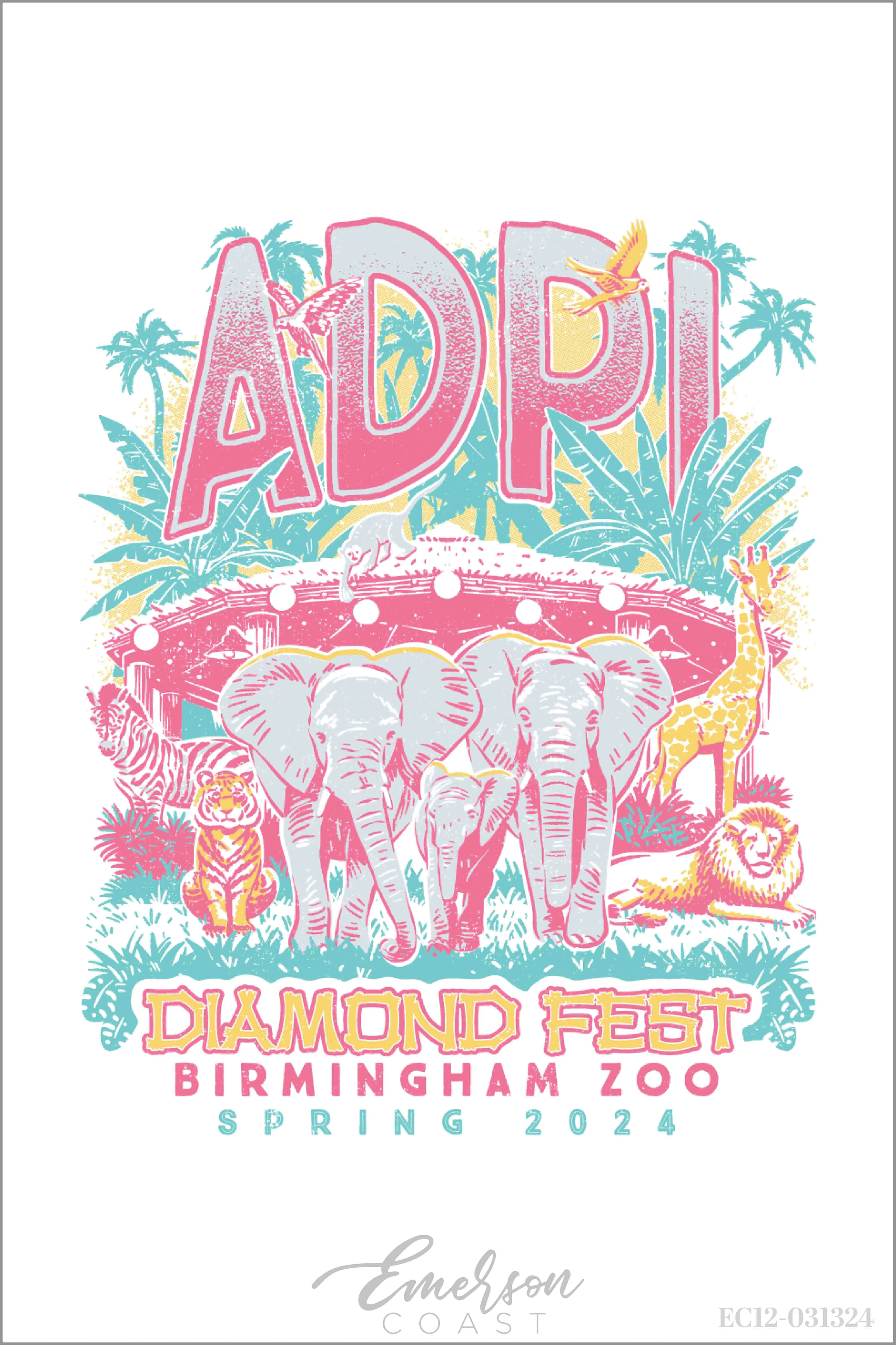 Alpha Delta Pi Samford University Semi Formal T-shirt