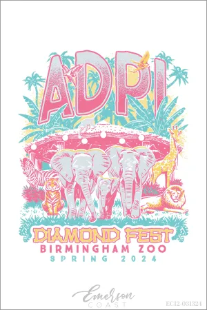 Alpha Delta Pi Samford University Semi Formal T-shirt