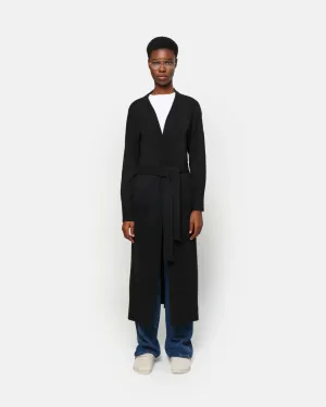 Apparis Alessi Long Belted Cardigan Noir