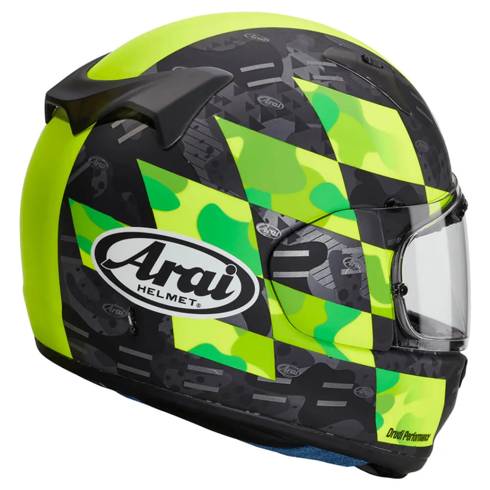 Arai Profile V Patch Full Face Helmet Fluo Yellow
