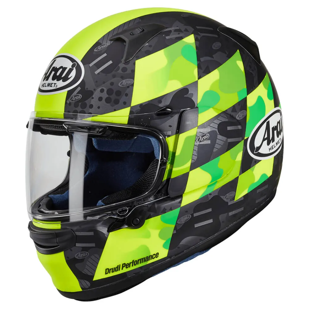 Arai Profile V Patch Full Face Helmet Fluo Yellow