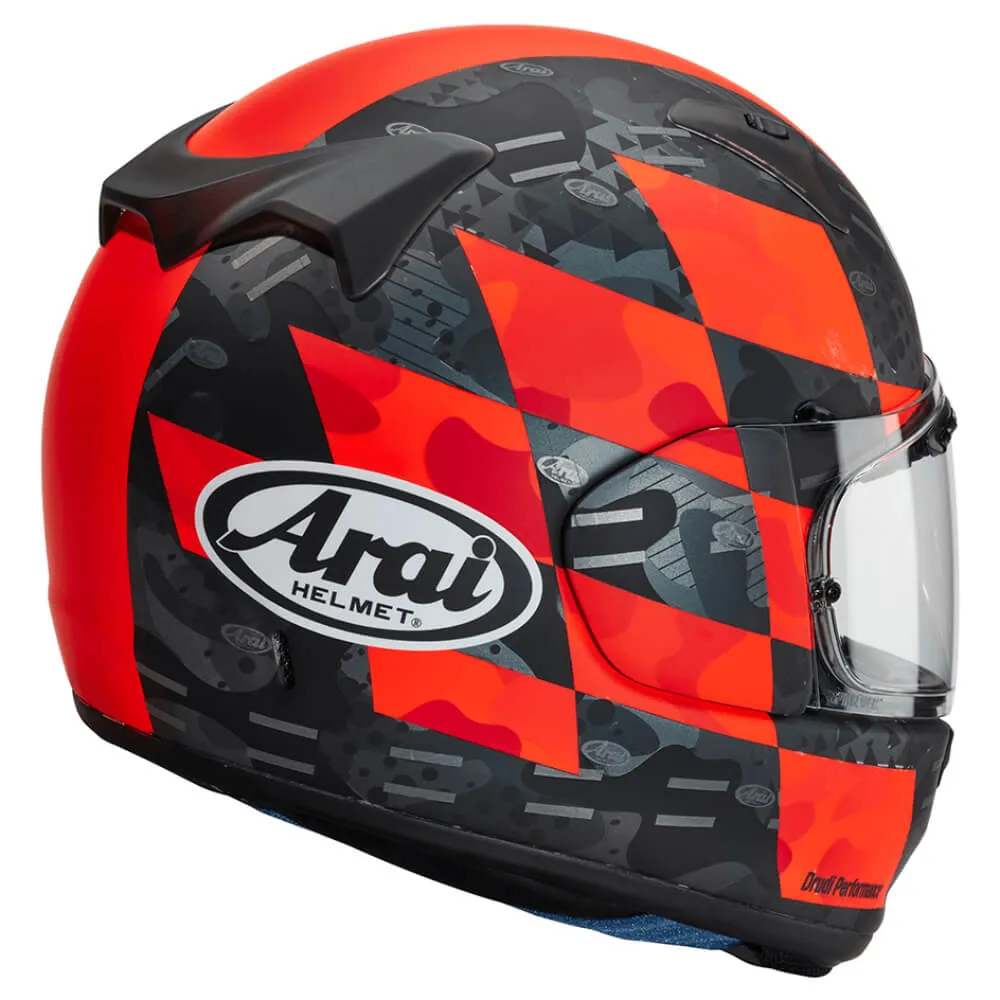 Arai Profile V Patch Full Face Helmet Red