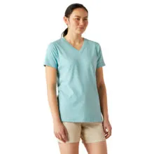 Ariat Women's Rebar Cotton Strong Standard V Neck T-Shirt