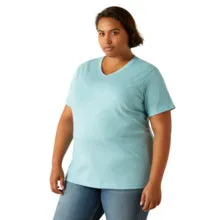 Ariat Women's Rebar Cotton Strong Standard V Neck T-Shirt