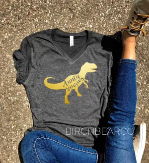 Auntie Saurus - GOLD Shirt