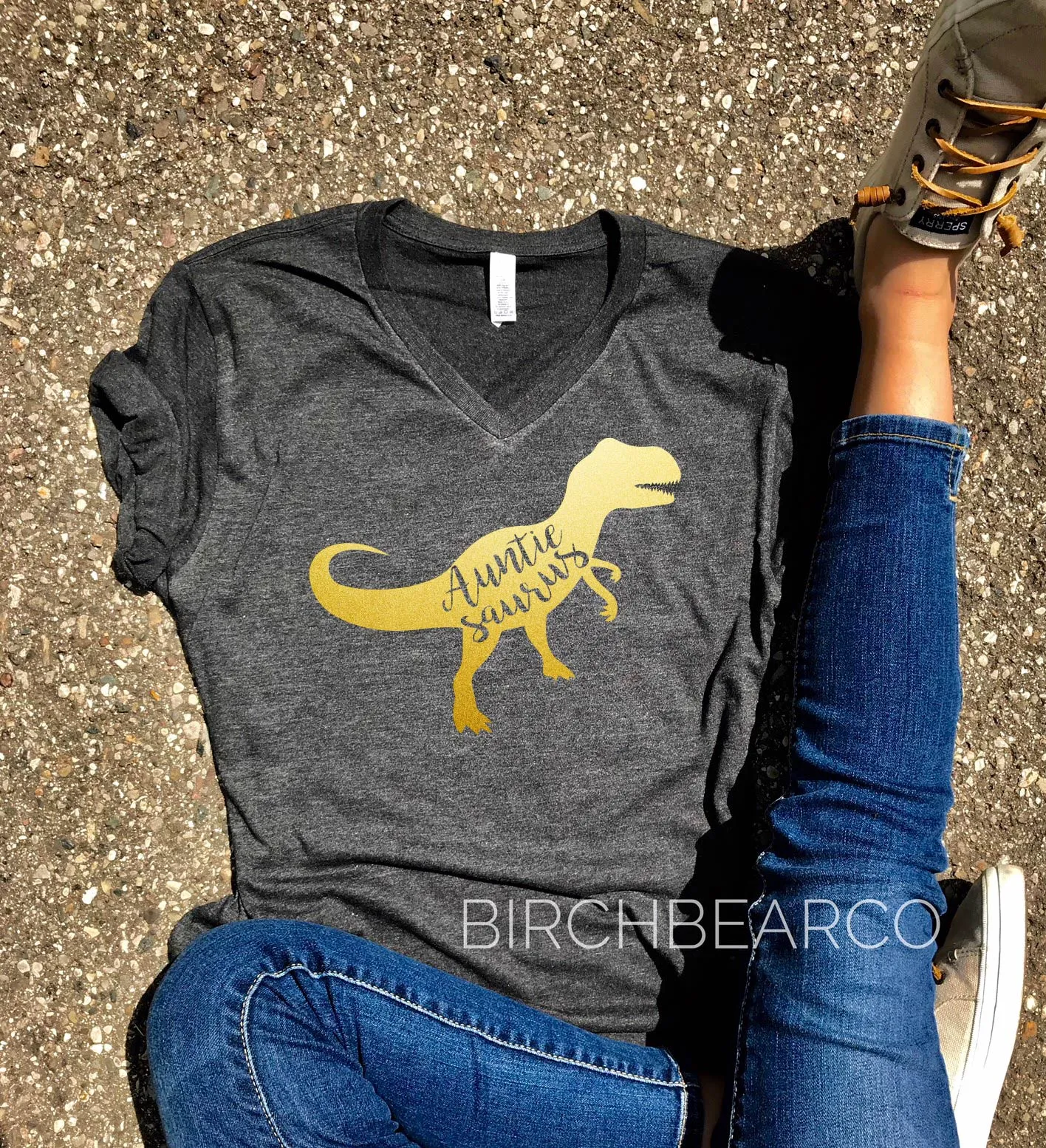 Auntie Saurus - GOLD Shirt