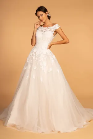 Avery Wedding Dress Short Sleeve Full Skirt Bridal Gown 2602596HKI