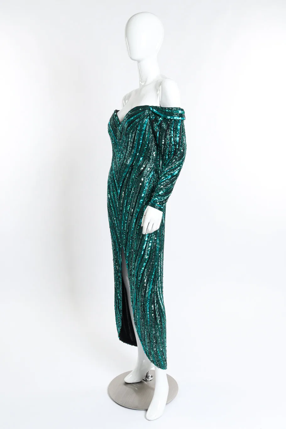 Beaded Sweetheart Gown