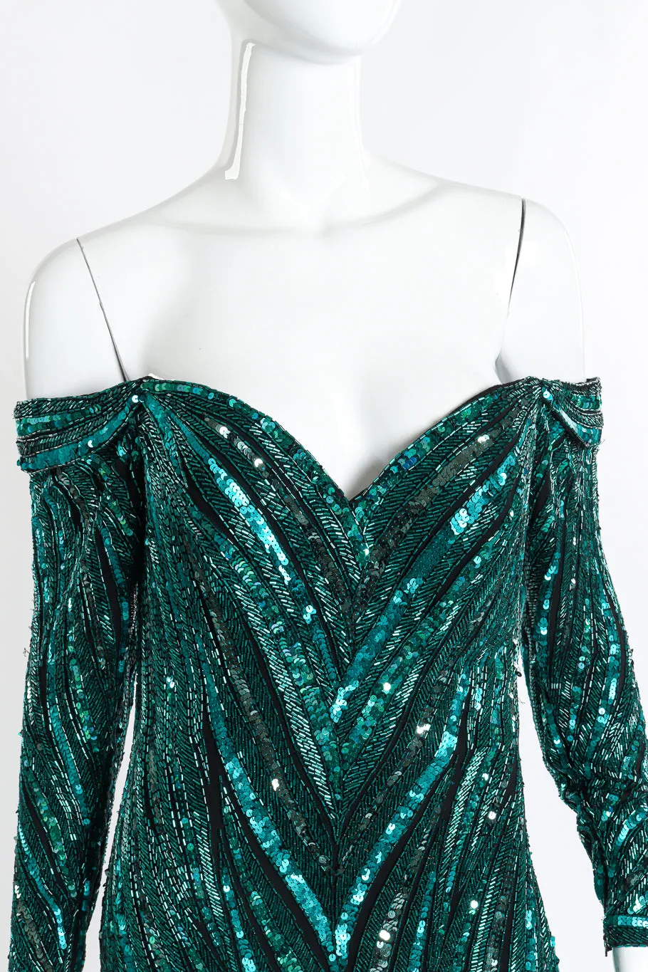 Beaded Sweetheart Gown