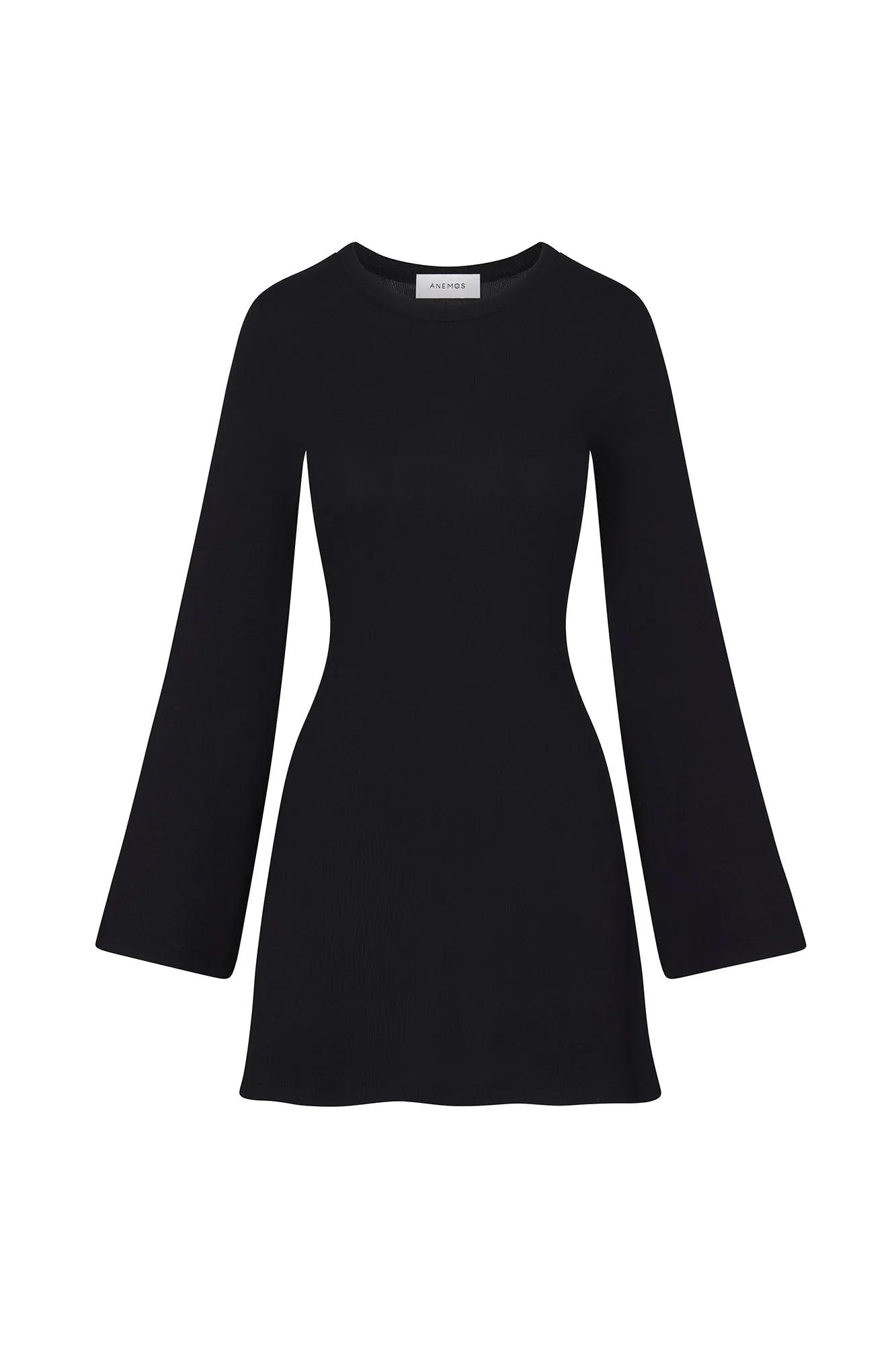 Bell Sleeve Mini Dress in Modal Knit