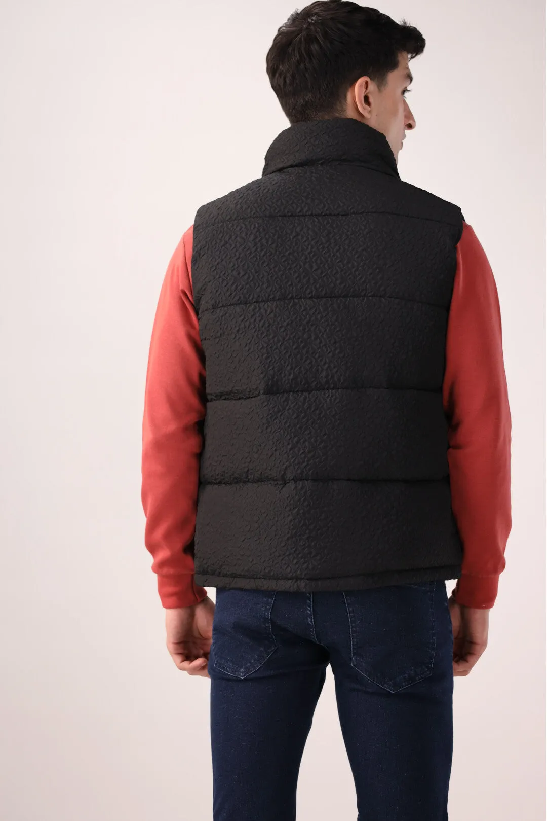 Black Sleeveless jacket