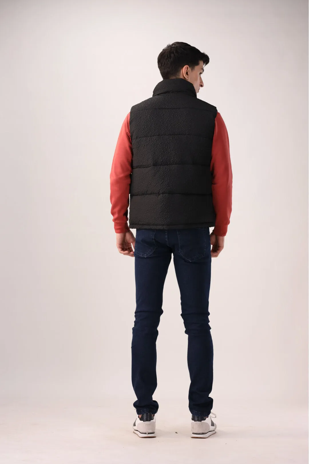 Black Sleeveless jacket