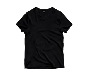 Black V-Neck T-Shirt