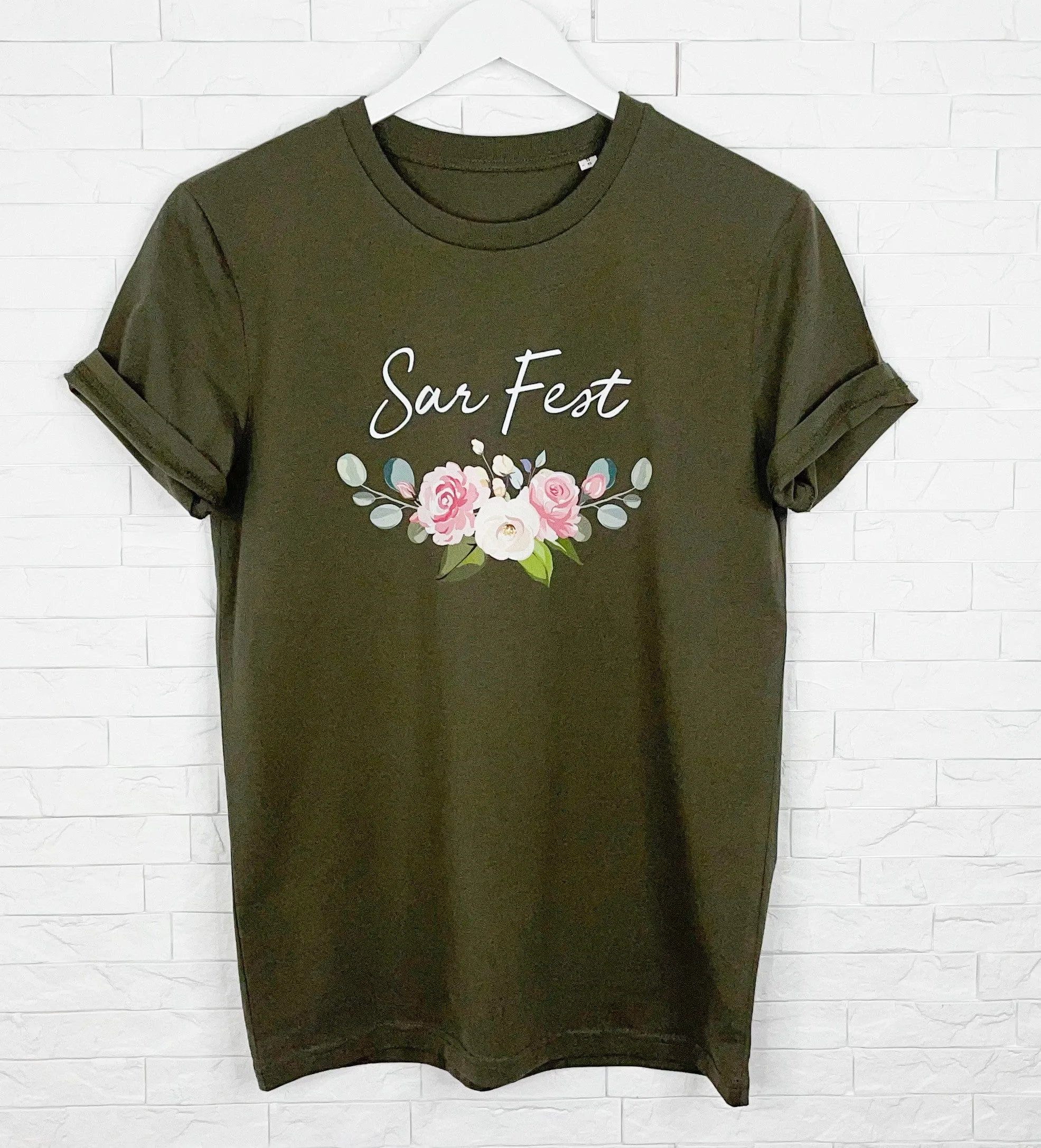 Bride To Be And Personalised Hen Festival T Shirt Set