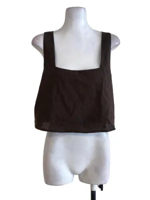 Brown Textured Top YHF