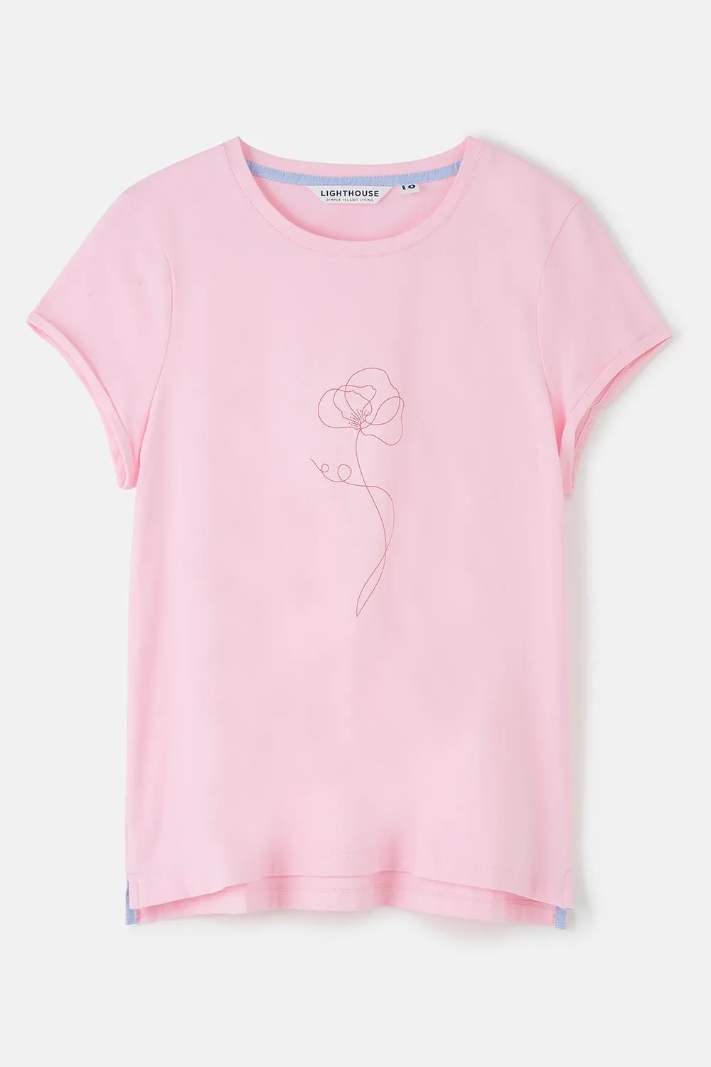 Causeway Tee - Pink Flower