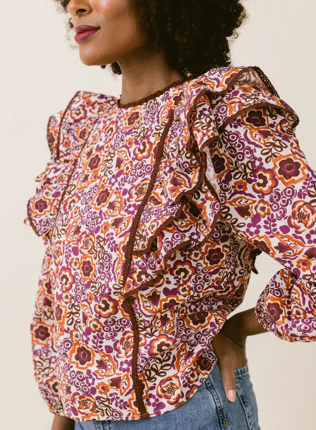 Claire Blouse (Marigold)