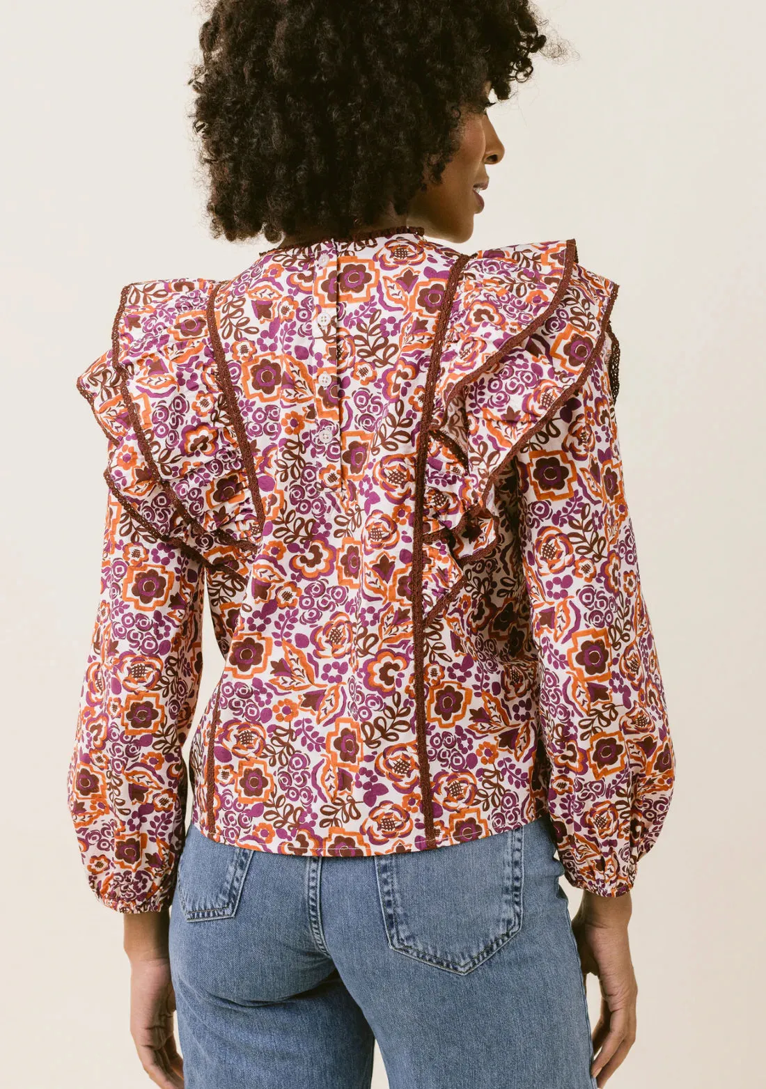 Claire Blouse (Marigold)