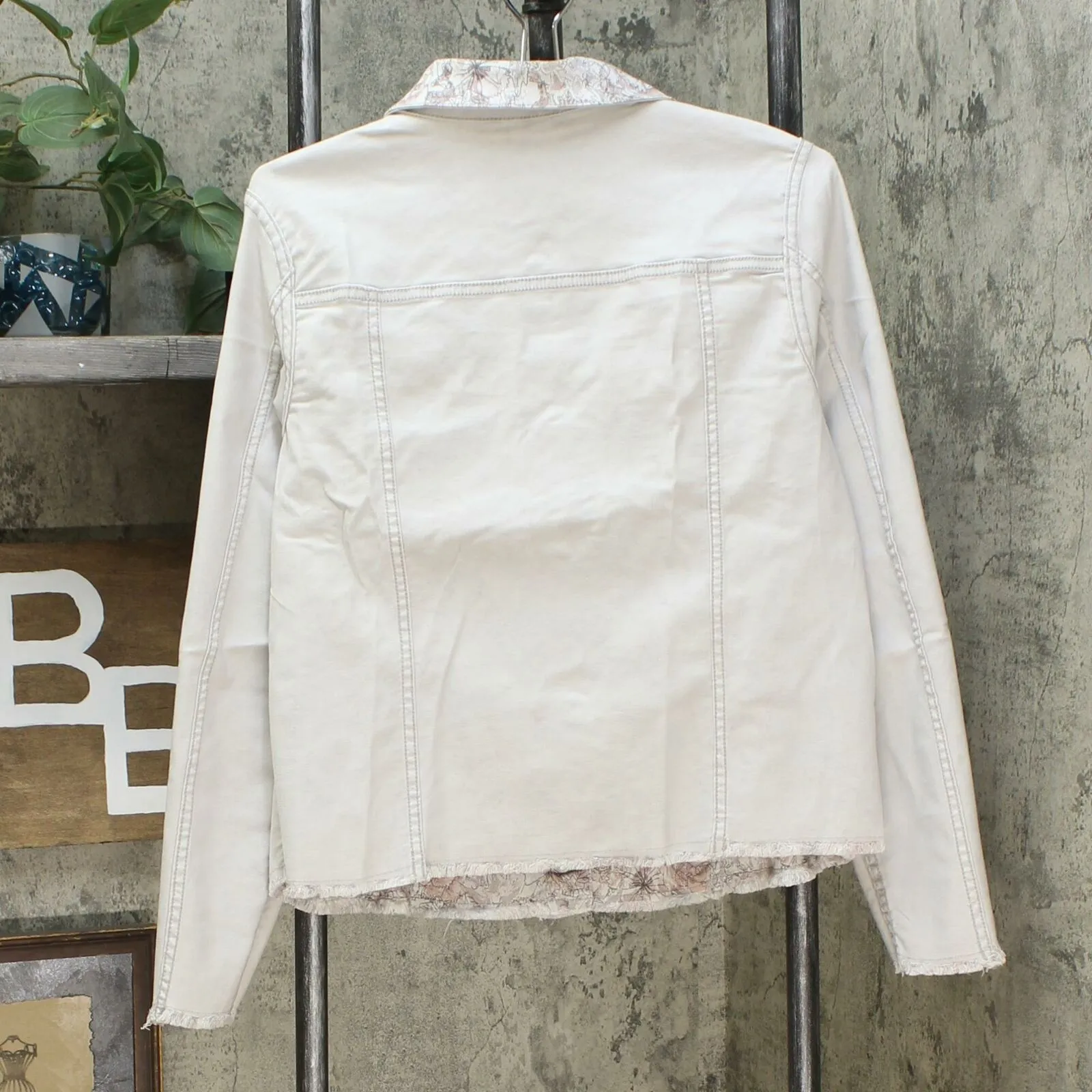 DG2 by Diane Gilman Women's Reversible Twill Denim Jacket