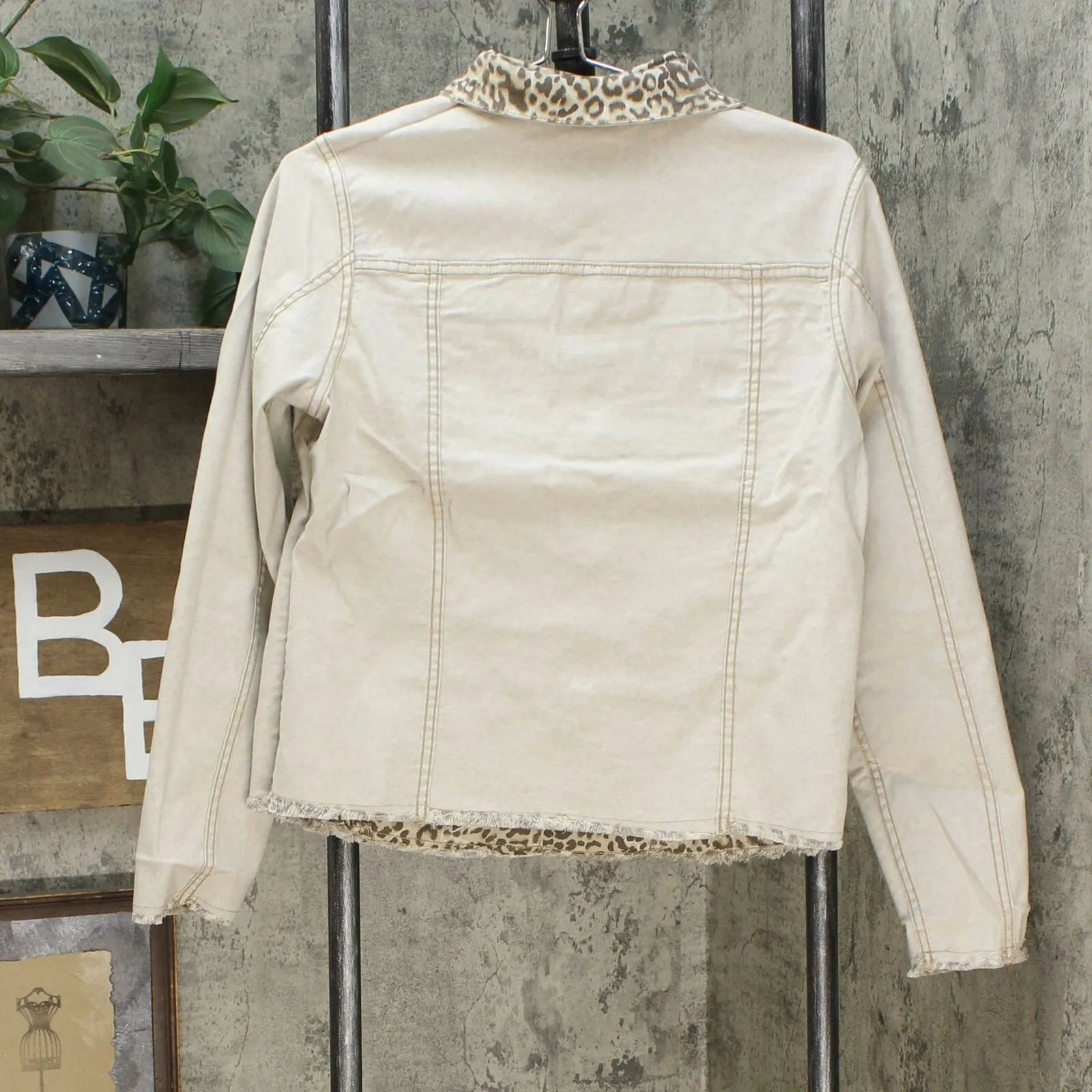 DG2 by Diane Gilman Women's Reversible Twill Denim Jacket