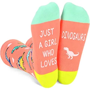 Dinosaur Gifts For Women Lovely Animals Socks Gift For Dinosaur Lover Valentine's Birthdays Gift For Her