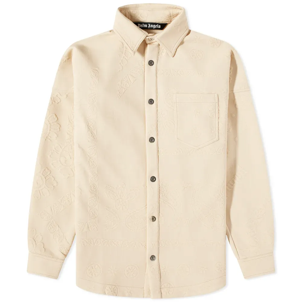 EMBOSSED BANDANA OVERSHIRT