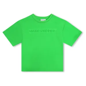 Embossed Tee Shirt - Neon Green