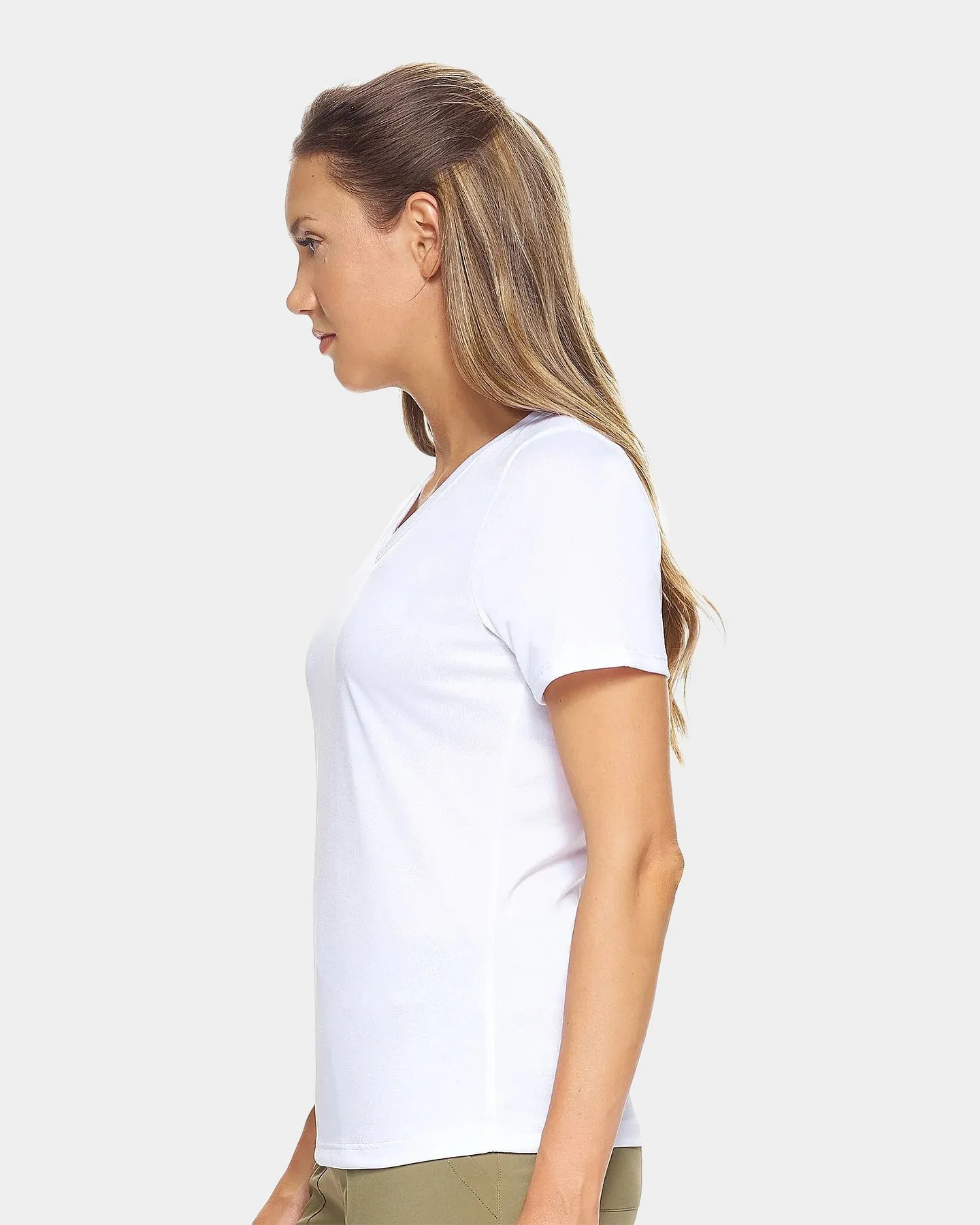 Expert Brand Women's Natural-Feel Jersey V-Neck T-Shirt