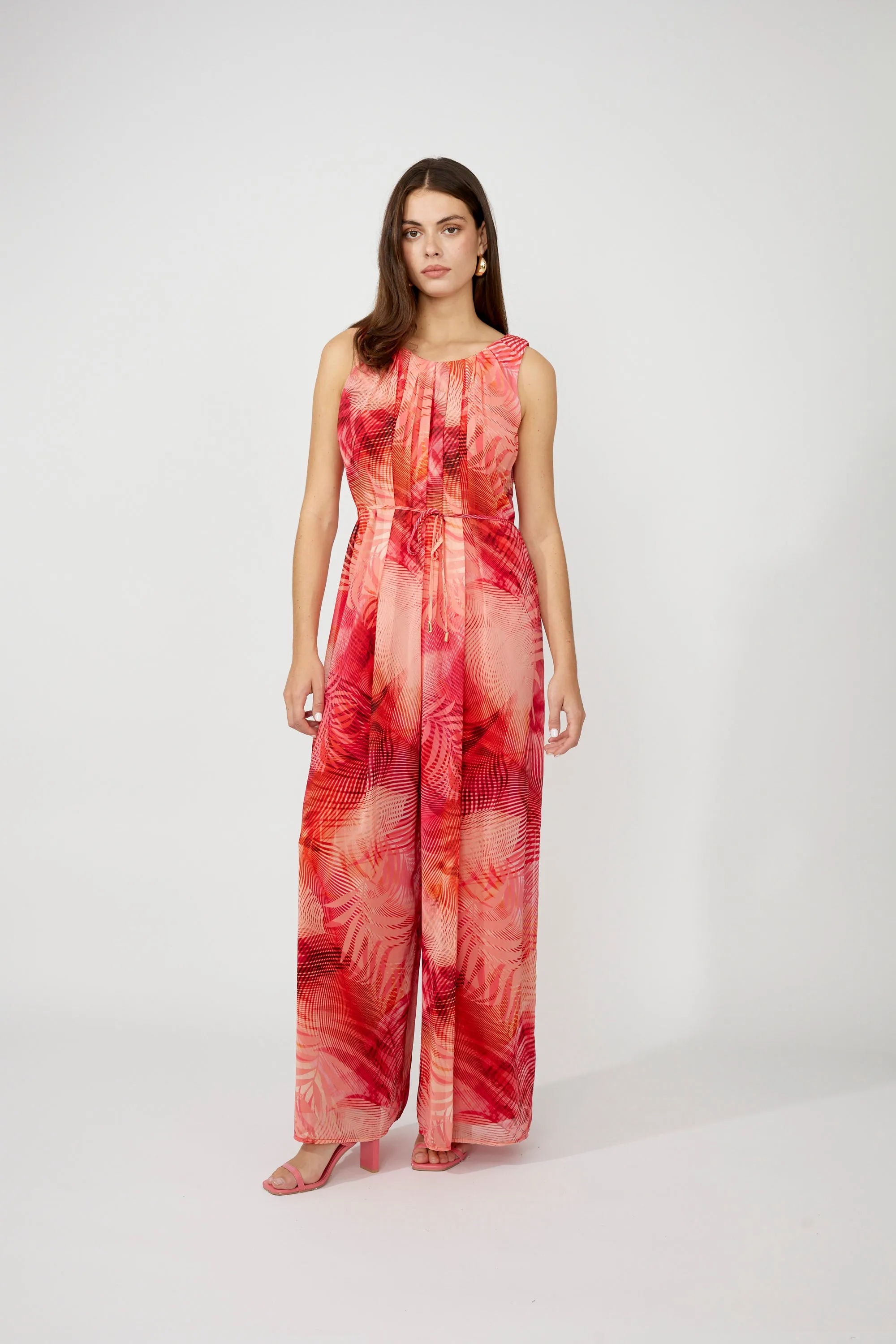 Frank Lyman- Women's Floral Sleeveless Jumpsuit