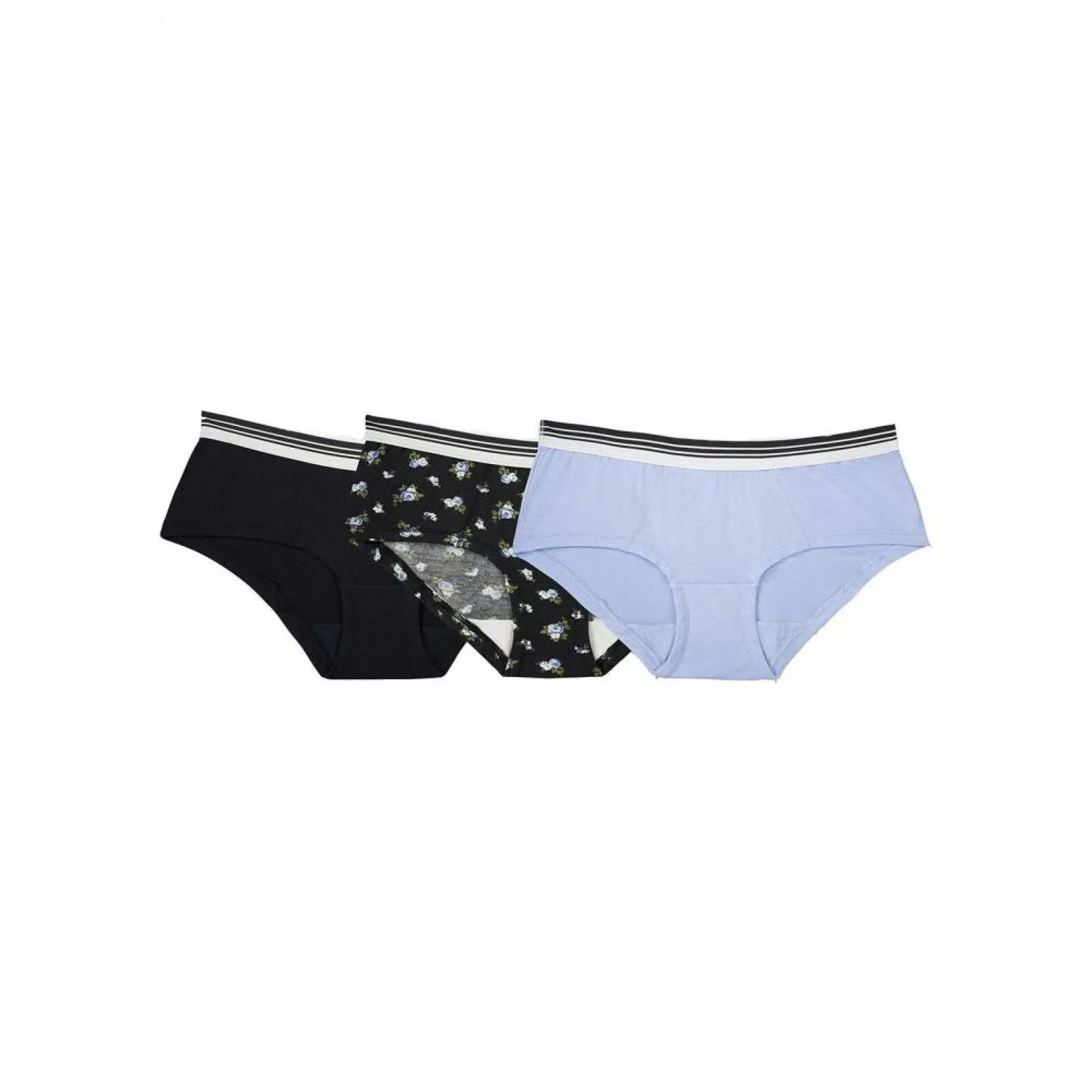 Fruit of the Loom Women's 3 Pack Modal Girl Shorts Panties