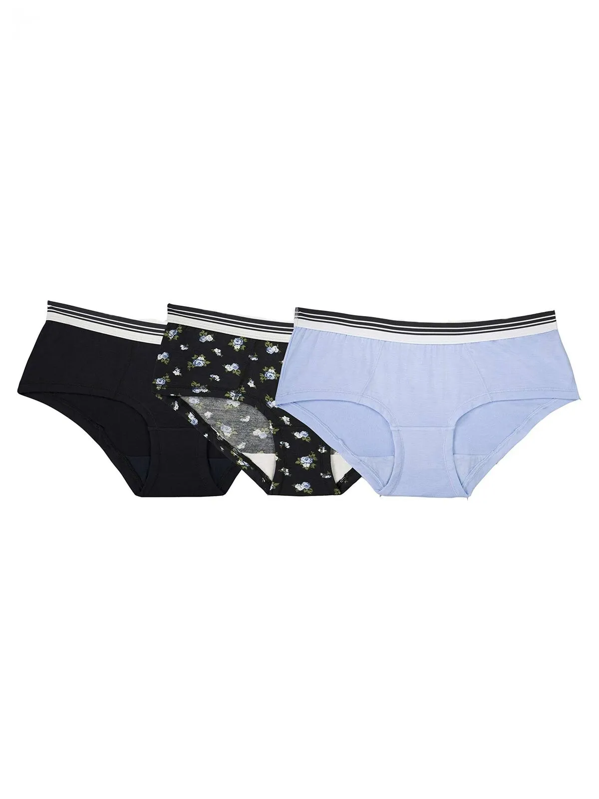 Fruit of the Loom Women's 3 Pack Modal Girl Shorts Panties