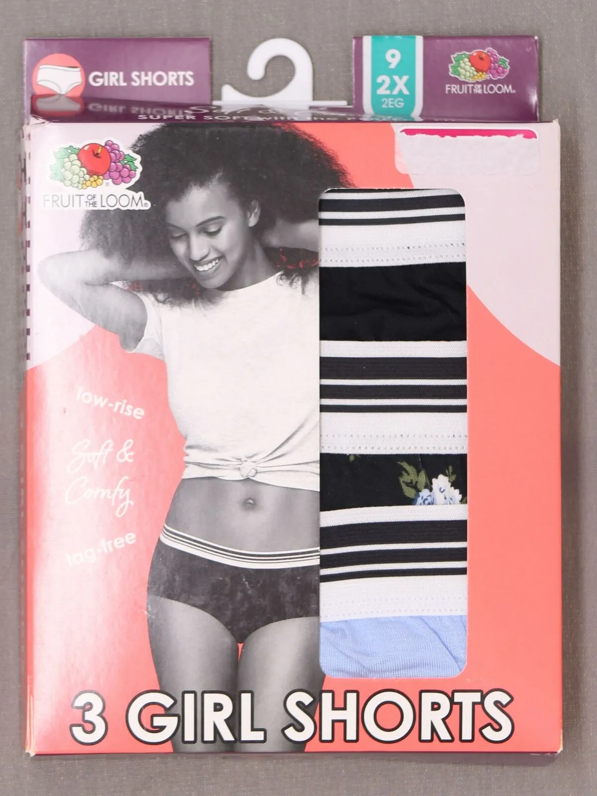 Fruit of the Loom Women's 3 Pack Modal Girl Shorts Panties