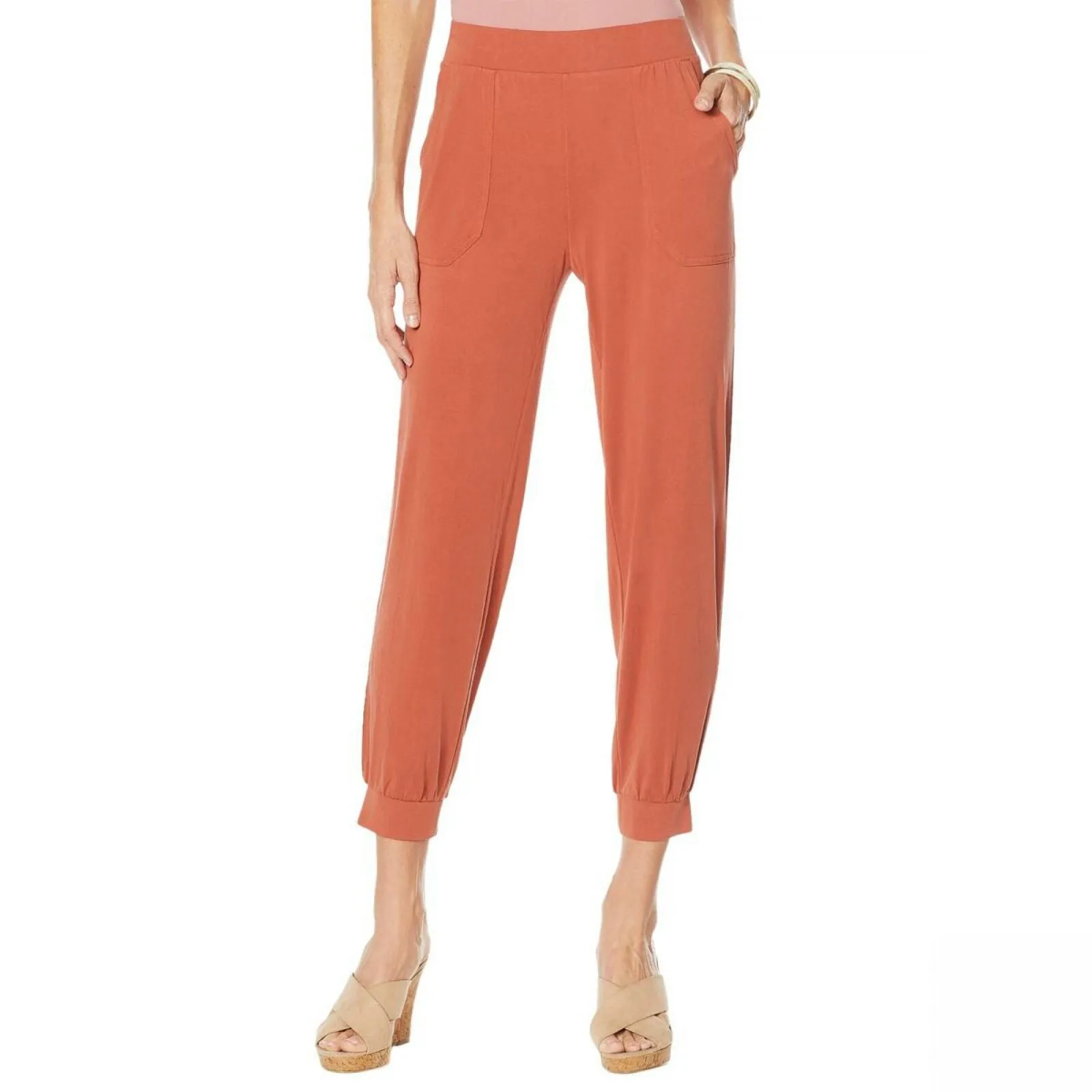 G by Giuliana Women's Luxe Knit Ankle Pants