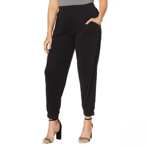 G by Giuliana Women's Plus Size Luxe Knit Ankle Pants