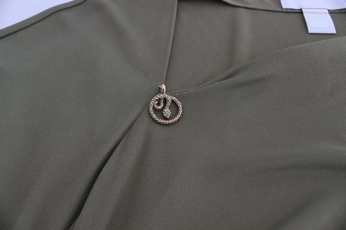 Green blouse top