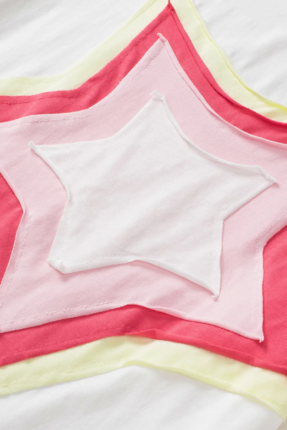 Halle Star Patched Oversized Tee- 2 Colors