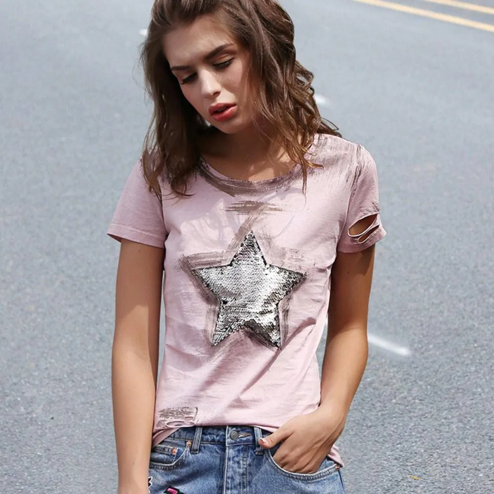 Handmade, You are a star! WomanTshirt  (US 4-12)