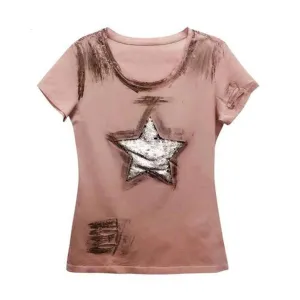 Handmade, You are a star! WomanTshirt  (US 4-12)