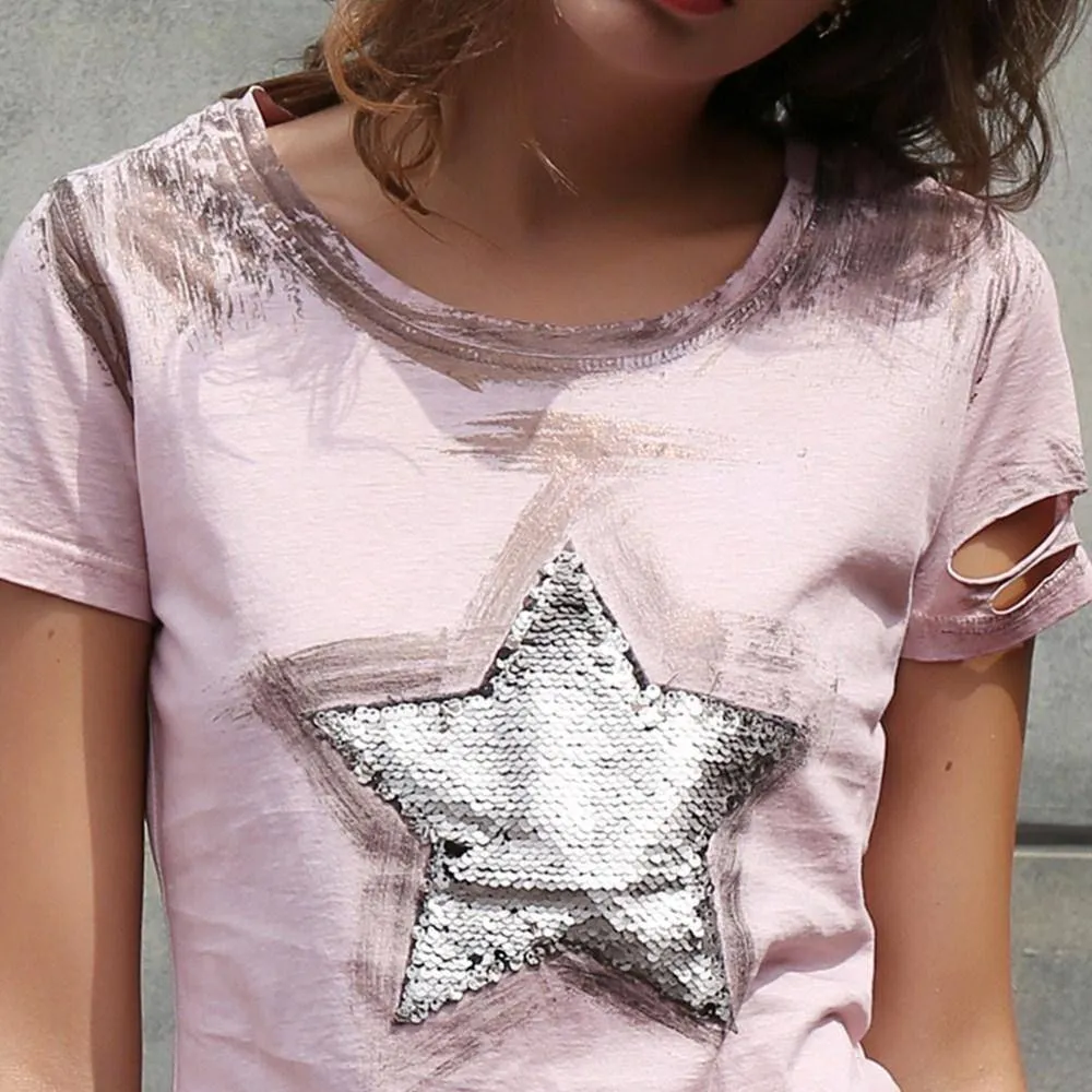 Handmade, You are a star! WomanTshirt  (US 4-12)
