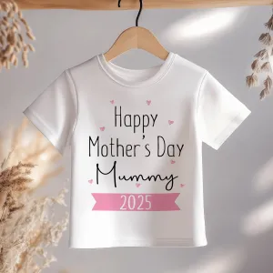 Happy Mother's Day Mummy Pink Style Toddler & Kids T Shirt
